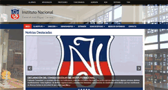 Desktop Screenshot of institutonacional.cl